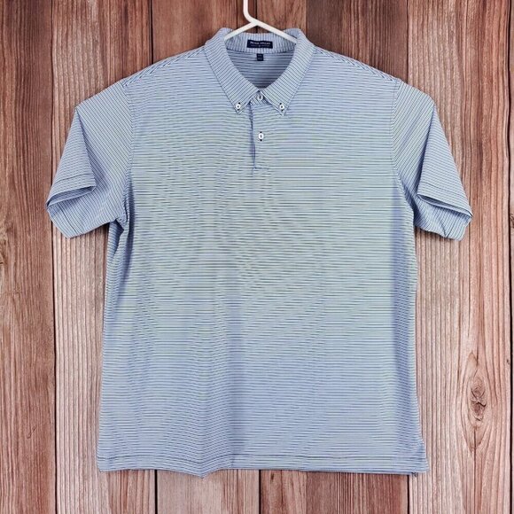 Peter Millar Crown Crafted Mens XXL Trolley Performance Jersey Polo Shirt - Picture 1 of 12